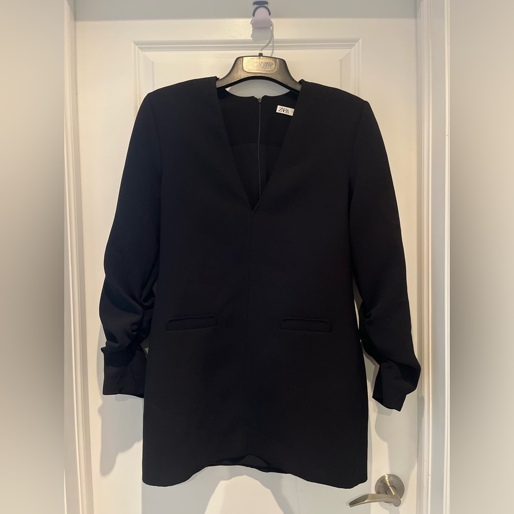 Zara Dark Long Sleeve Dress